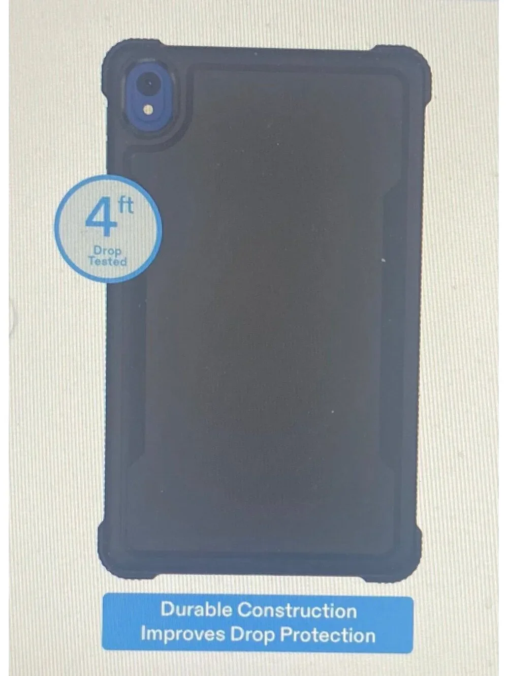 Onn Protective Grip Tablet Case for Onn 7” Tablet (2024 Model) Black